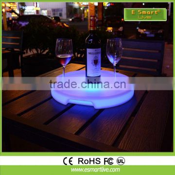 Multi-collor LED tray ice bucket for fruit or beer with CE and ROHS