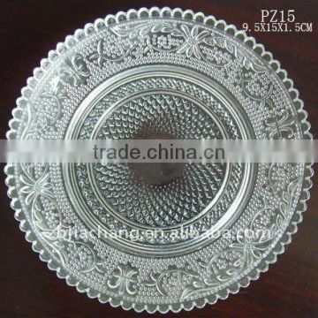hot sale clear glass plates dishes