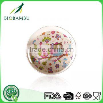 Decal design Green technology Portable Bamboo Fiber Plates