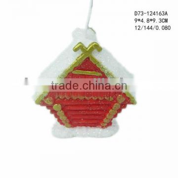 Scented house shaped candle christmas