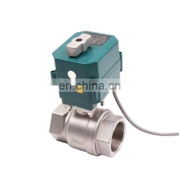 dn25 dn50 50mm   2 inch   12 volt SS304 and upvc plastic pvc motorized electric actuator water ball valve