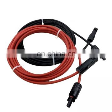 Twin core solar pv cable 2x6mm2 flexible solar cable 10AWG solar extension wire solar panel extension cable