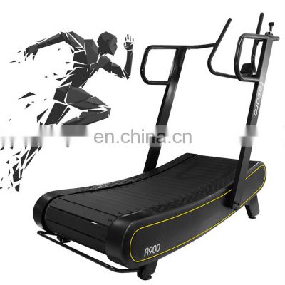 commerical use foldable Assault Fitness AirRunner curve woodway air runner treadmill and manual  curved gym equipment machine
