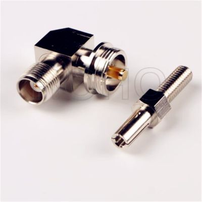 Right Angle SMA Female/Jack to TNC Male/Plug RF Coaxial Connector for Cable