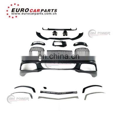 S -class W222 B900 S63 S65 B style body kit 2018-2020y pp material body parts and facelift bodykit front lip rear diffuser
