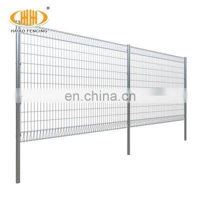 cheap and hot sales garden fences/polyester coating roll top fence