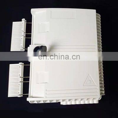 CE 8 16 Core Outdoor IP 65 FTTH FAT Black Fiber Optical Distribution Nap Box