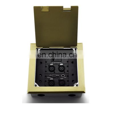 Universal VGA 16a Power Electrical Floor connection Socket Box