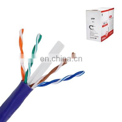 Factory price UTP FTP 4 pairs cat 6 network cable