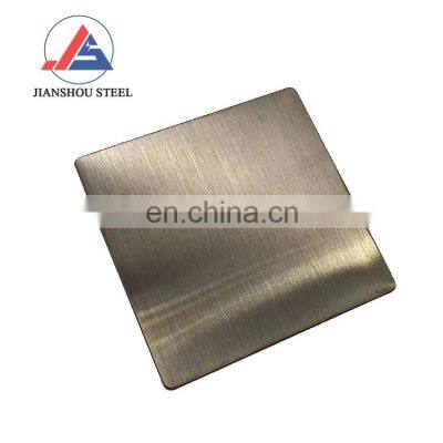 aisi astm 304 316 316l PVC film 4X8 feet Stainless Steel color sheet for interior decoration