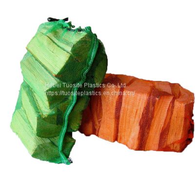 PP Leno Mesh Bag/Nets Bags for Firewood Outdoor Breathable Packing Mesh Bag