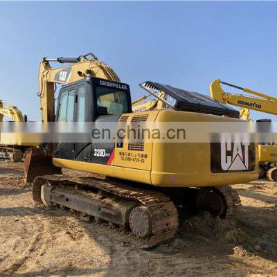 Japan cat crawler excavator 320d 318d 312d second hand original cat digging machine with low price