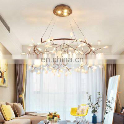 Modern New Design LED Pendant Light Simple Decor Hanging Lights Home Fashion Firefly Pendant Lamp For Living Room