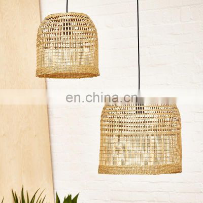 Hot Sale Natural Seagrass Woven Pendant Lamp Shade Handwoven Ceiling lights Lampshade Best Price Vietnam Manufacturer