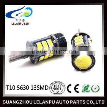 Hot Sale car interior bulbs T10 5630 13SMD Canbus W5W 12V led auto Skoda