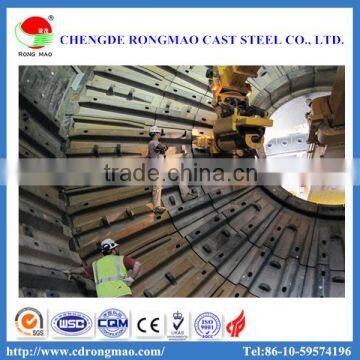 Cement application, High manganese steel ball mill liner with good quality