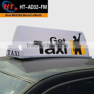 Hot sale led sign advertising taxi car roof light box