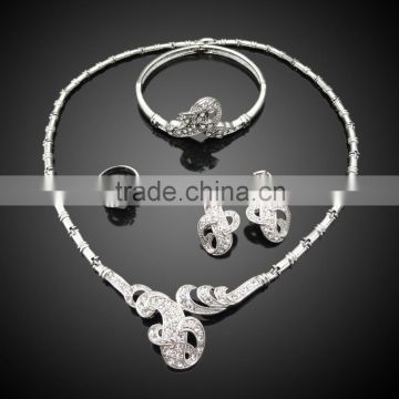 dubai white gold jewelry costume jewelry set beads jewelry set