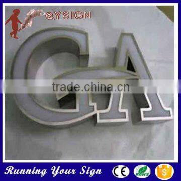 moulding English stainless steel signage for shops