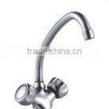 Dual handle kitchen tap