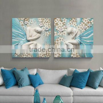 Modern oil painting new products handmade resin art decor oil painting