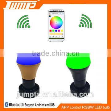 Competitive price dimmable multi-colors light APP RGB bluetooth smart led bulb