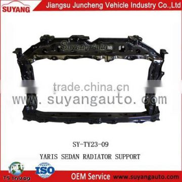 High Quality Radiator Support for Toyota Yaris 4D Sedan Auto Body Parts