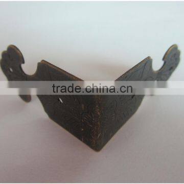 Custom metal stamping decorative 90 degree corner brace for wholesale from china factory