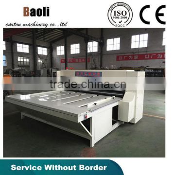 Rotary die cutting machine for corrugated carton and box