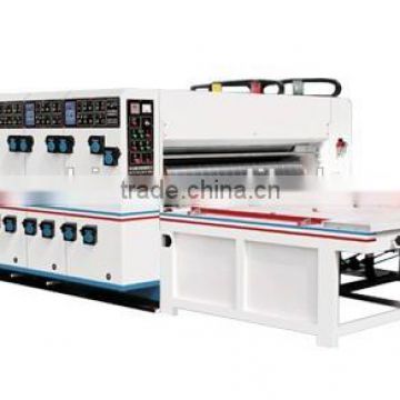 [RD-SB910-2000-2] High speed manual carton box die cutter machine with 2 color printing slotting