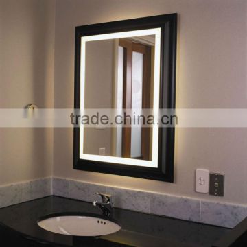 modern hotel resist steam mirror in bathroom , mirror directly sold by factory