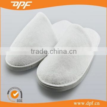 quality manufacture Cotton Velour Hotel Slipper with Eva sole