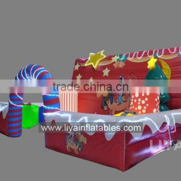christmas toys of inflatable santa/santa claus for promotions activity