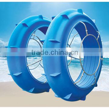 Outdoor LLDPE surf bike with forward, backward, turning or rotating in water