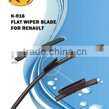 K-916 Flat Wiper Blade for RENAULT, wiper blade for bayonet arm
