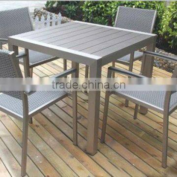 Brushed table and chair/ European home brushed dining set