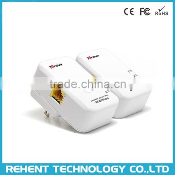 AV200 Mini 200M HomePlug AV Powerline PLC Ethernet Adapter 200Mbps