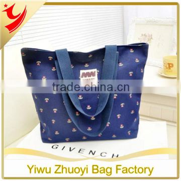 2014 New Women Small Floral Print Tote Shopping Bags