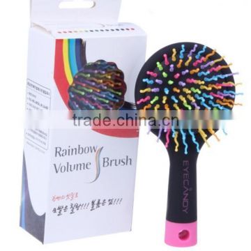 Rainbow Style Massage Hair Comb Styling Tools