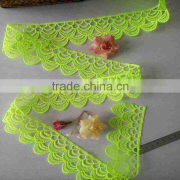 Qingdao Daifei popular green water soluble chemical lace