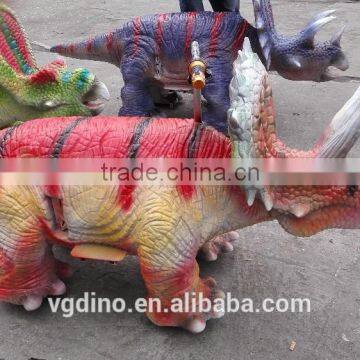 Animatronic walking dnosaur ride