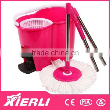 Magic spin mop bucket no foot pedal retractable mop handle