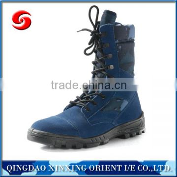 Egypt blue camo water proor tectical army boots