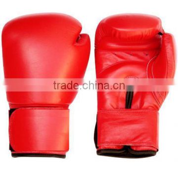 Cowhide Leather Red Boxing Gloves