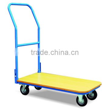 Flat Bed Cart with Foldable handle