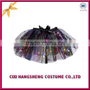Latest Fashion Design Fancy Girl Dress Colorful Tulle Halloween Costumes
