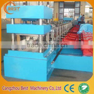 Hot selling 2 wave and 3 wave highway guardrail roll forming machine