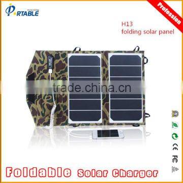 high efficiency 23.5% 13W sunpower foldable solar charger for mobile