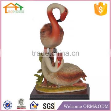 Factory Custom made best home decoration gift resin polyresin heron garden