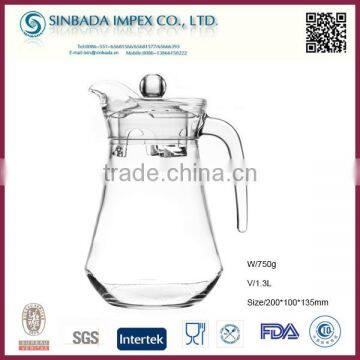 SGS LZ060201 2016 New Hot Fancy Water/Tea glass Pot